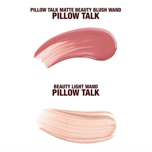 NWT Charlotte Tilbury Pillow Talk Iconic Blush and Glow Kit Mini/Travel Wands - Picture 7 of 15